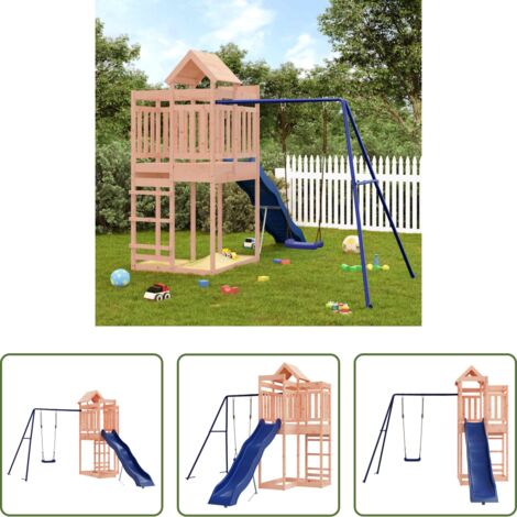 Parque infantil de madera - Parque infantil de exterior madera maciza Douglas