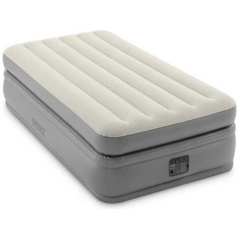 INTEX Matelas PRIME COMFORT FIBER TECH 99x191 - Gonflable - Fermeté réglable - 51 cm - Electrique - 1 personne