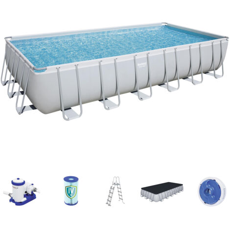 Piscina pvc rect 732x366x132cm cart 30045lt power steel best (1/5)