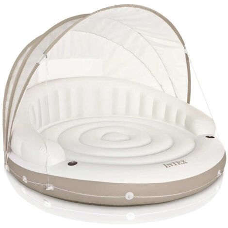 Canopy Island Tumbona flotante 199x150 cm INTEX (1/3)