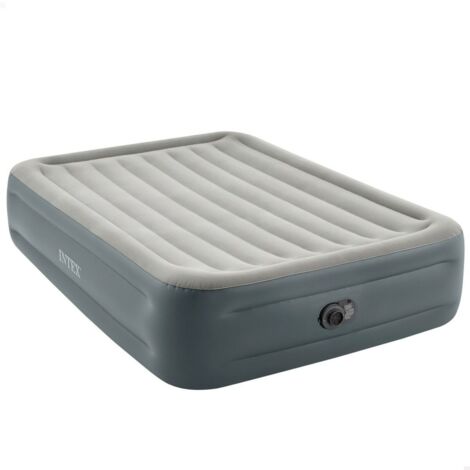 Colchón hinchable doble de 152x203x46 cm con bomba de aire de 220V INTEX 64126ND (1/4)