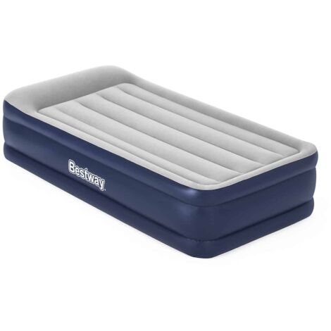 Cama Hinchable Individual Bestway 191x97x46 cm Inflador Integrado Gris (1/5)