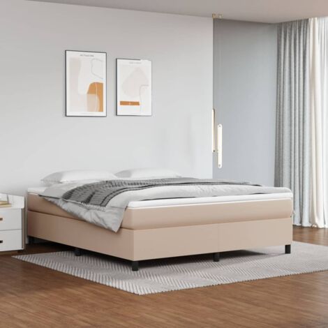 Furniture Limited - Struttura Letto a Rete a Molle Cappuccino
