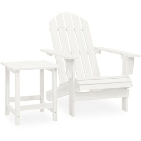 Furniture Limited - Sedia da Giardino Adirondack con Tavolino in