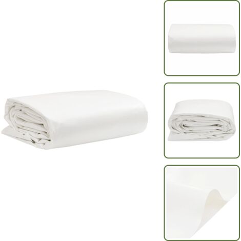 Telone in PVC - vidaXL Telone Bianco 3x4 m 650 g/m² - Telone resistente