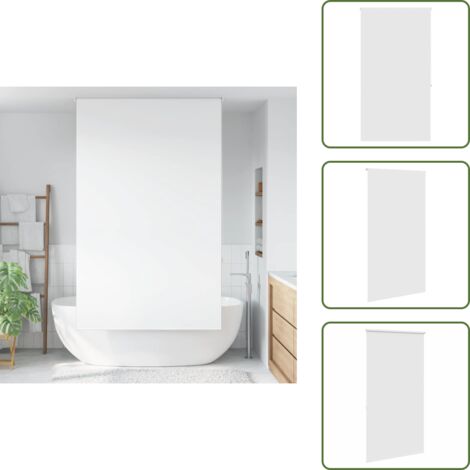 Tenda per doccia - vidaXL Tenda a Rullo Doccia 130x240 cm Larghezza Tessuto 126 cm - Tenda a soffitto