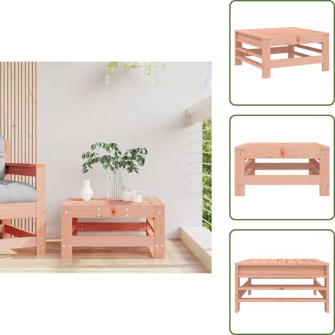 Poggiapiedi in legno massello - vidaXL Poggiapiedi da Giardino in Legno Massello di Douglas - Design a doghe