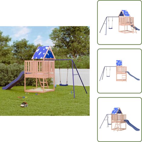 The Living Store Set da Gioco da Esterno in Legno Massello di Douglas - Parco giochi per bambini