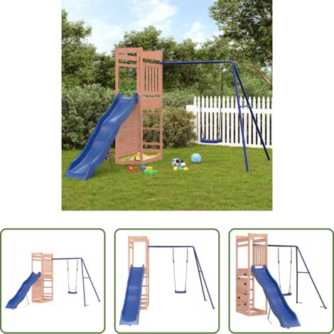 Parco giochi in legno -  Set da Gioco da Esterno in Legno Massello di Douglas
