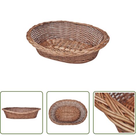 Cuccia per gatti - Cesto/Cuccia per Cani in Vimini Naturale 50 cm