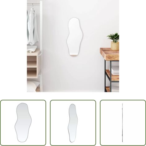 Specchio argento -  Specchio da Parete Argento 60x25 cm