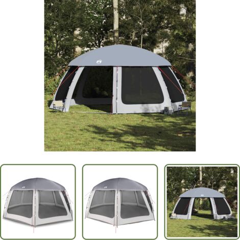 Tenda impermeabile - Tenda da piscina con Patta Rimovibile&Pareti in Rete 612x612 cm
