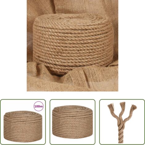 Corda naturale -  Corda in Juta 100% 14 mm 100 m