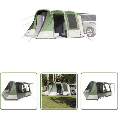 vidaXL Tenda impermeabile -  Tenda da Campeggio per Auto Verde Impermeabile