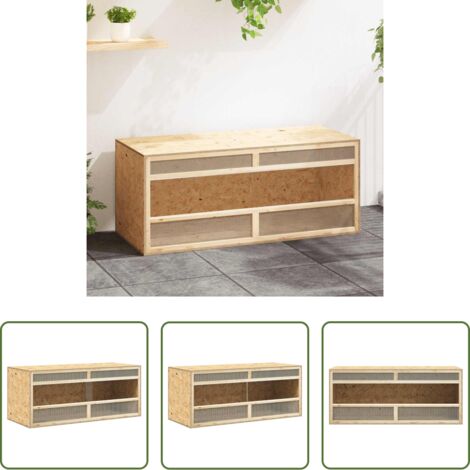 Terrario per rettili -  Terrario in Legno Multistrato 120x50x50 cm