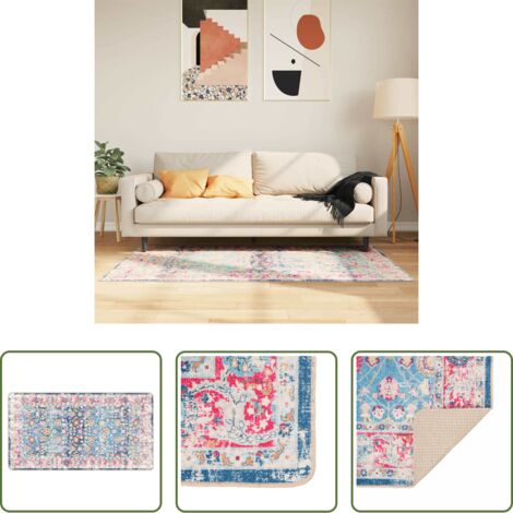 Tappeto lavabile -  Tappeto Lavabile Multicolore 80x150 cm