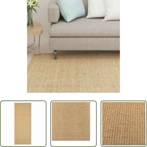Tappeto antiscivolo - Tappeto in Sisal Naturale 80 x 200 cm