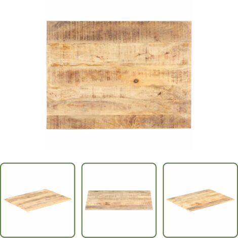 Piano in legno mango - Piano Tavolo in Legno Massello di Mango 15-16 mm 80x60 cm