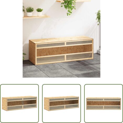 Terrario per rettili - Terrario in Legno Multistrato 144x46x48 cm