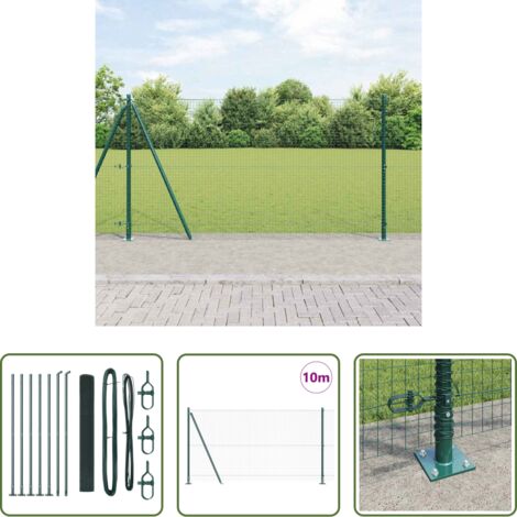 Recinzione esterna - Palo della recinzione Verde