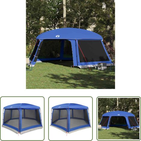 Tenda antipioggia - Tenda da piscina con Patta Rimovibile&Pareti in Rete 670x590 cm