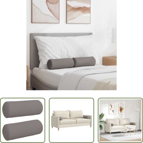 Cuscino per camere da letto -  Cuscini a rullo 2 pcs Talpa Ø 15 x 40 cm Tessuto