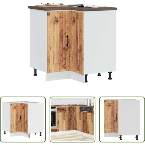 Base angolare cucina -  Mobile Base ad Angolo Cucina Kalmar Legno Vecchio in Truciolato
