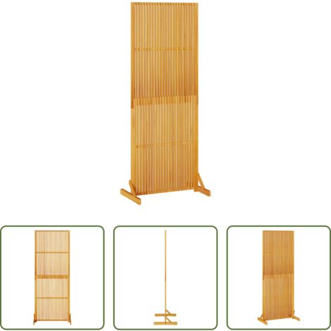 vidaXL Schermo in acacia -  Schermo per Privacy Marrone 79.5 x 50 x 200 cm
