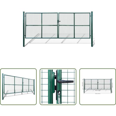Rete da giardino -  Cancello da Giardino in Rete 400x150 cm