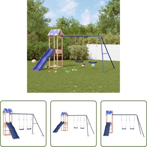 Parco giochi per bambini -  Set da Gioco da Esterno in Legno Massello di Douglas