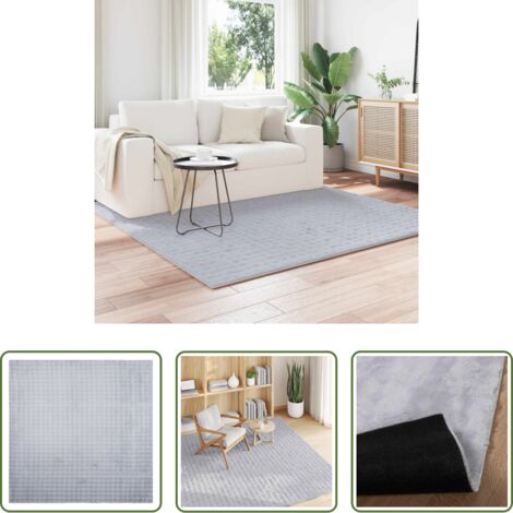Tappeti per corridoi - Tappeti per area Quadrato SIROLO Grigio 120 x 120 cm Poliestere