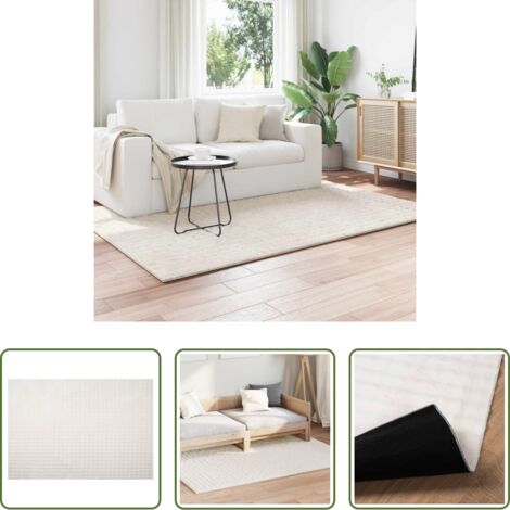 Tappeti antiscivolo -  Tappeti per area SIROLO Crema 170 x 120 cm Poliestere