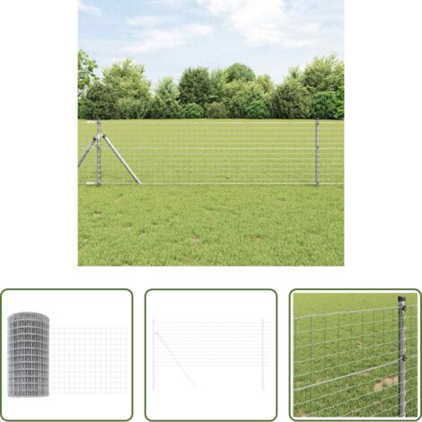 Recinzione euro - Recinzione Euro 0,8 x 10 m Ferro rivestito in PVC