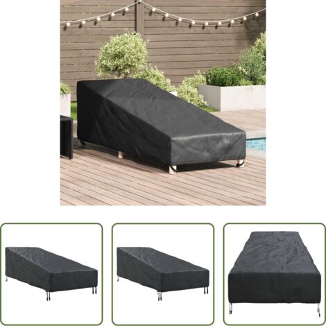 vidaXL Protezione da raggi UV - Copertura per mobili da esterno 203 x 81 x 63 cm