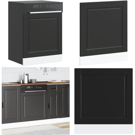Pannello Lavastoviglie Porto Nero 60x1,5x67 cm in Truciolato - Pannello - Truciolato
