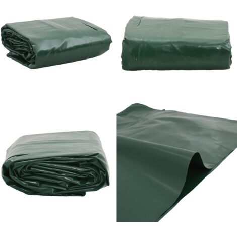 Telone Verde 3x5 m 650 g/m² - Copertura per mobili da giardino - Protezione da pioggia