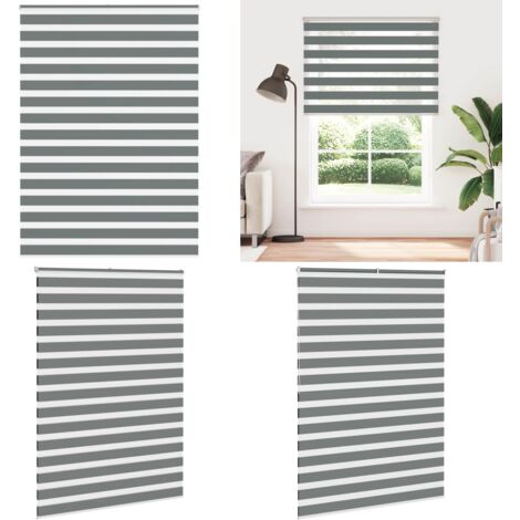 Tenda a Rullo Zebra Larghezza Tessuto 150,9 cm Poliestere - Tenda zebrata - Privacy