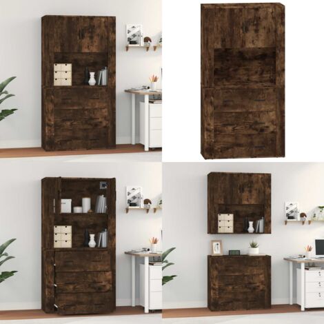 Credenza Rovere Fumo in Legno Multistrato - Credenza in legno multistrato - Credenza in legno fumo