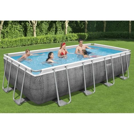 Bestway Power Steel Set Piscina Rettangolare 549x274x122 cm (1/5)