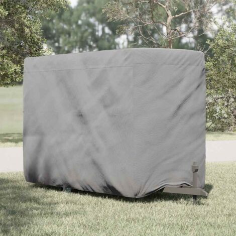 vidaXL Copertura Rimorchio Cavalli Grigia 396x178x250 cm non Tessuto