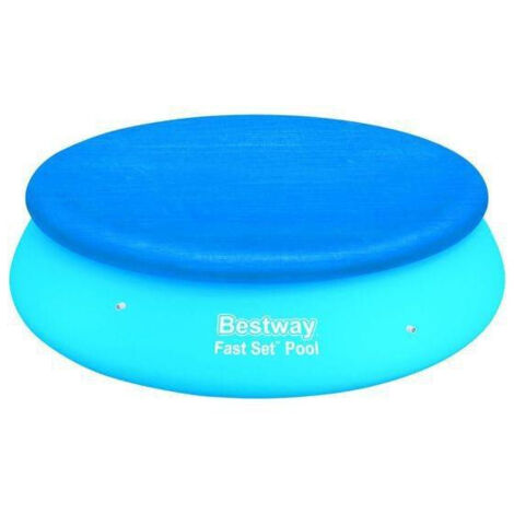 Protezione Telo Piscina Gonfiabile Rotonda 457 cm Copertura Copripiscina Intex (1/2)