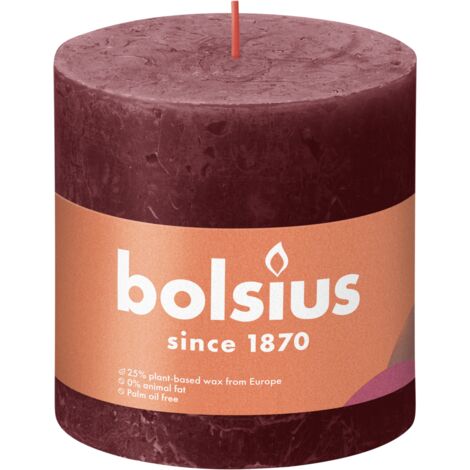Candela Rustic Delicate Red Bolsius mm 100/100 (1/2)