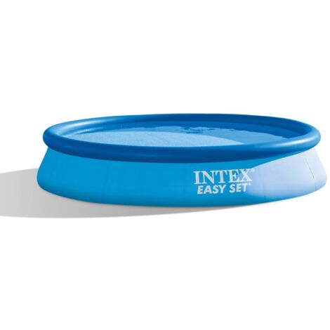 Intex 28130NP – Piscina Fuori Terra Easy Set Rotonda, 5621 L, PVC, Azzurro, 366x76 cm