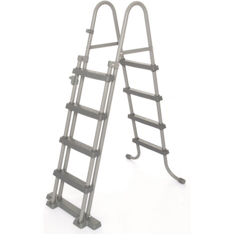 Bestway 58331 scala per piscina piscine fuoriterra doppia salita 1,22 mt scaletta di sicurezza