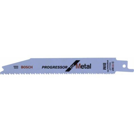Bosch Accessories 2608654401 Lama per sega universale S 123 XF - Progressor for Metal Lunghezza lama della sega 150 mm