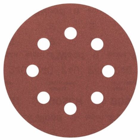 Kit di fogli abrasivi Red Wood  1 Cnf =: 5 pz., Ø - mm: 115, Grana: 240 2608605657