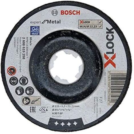 Bosch Mola da sbavo X-Lock 115mm Expert for Metal mod.  2608619258