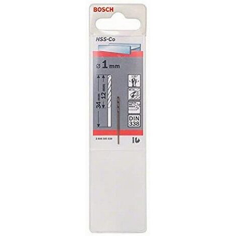 2608585838 - Punte per metallo HSS-Co, DIN 338 1 x 12 x 34 mm (1/5)