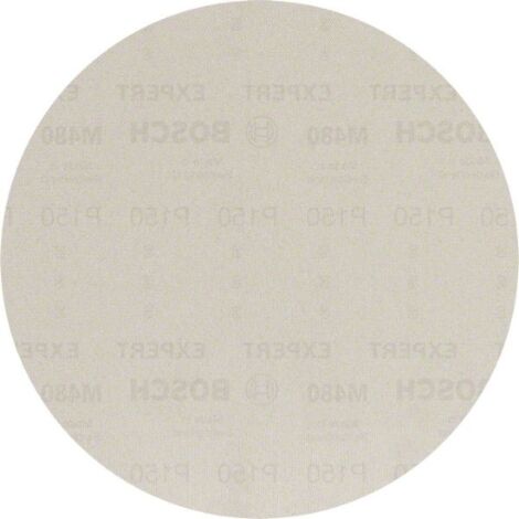 Bosch Accessories 25x Abrasivi a Rete Expert M480 per Legno Duro, Vernice su Legno, Ø 225 mm, Grana 150, Accessorio Levigatrice per Cartongesso