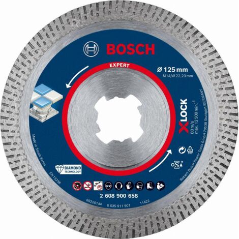 Disco diamantato X-Lock Best Hard Ceramic Expert BOSCH 125 mm - 2608900658